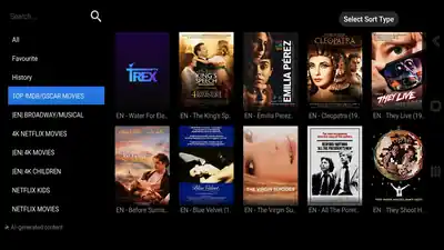 TREX IPTV Movies preview